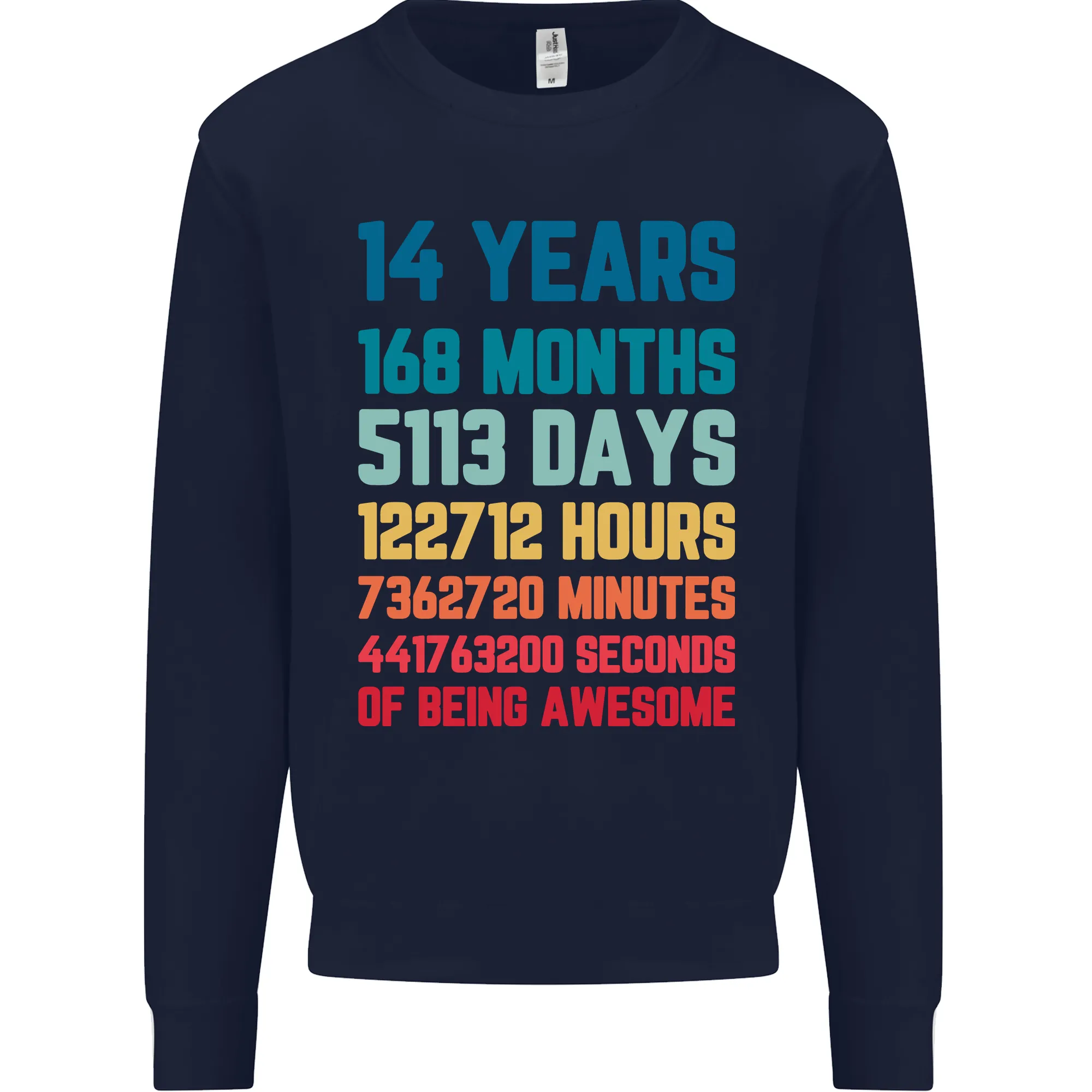 14th Birthday 14 Year Old Kids Sweatshirt Jumper