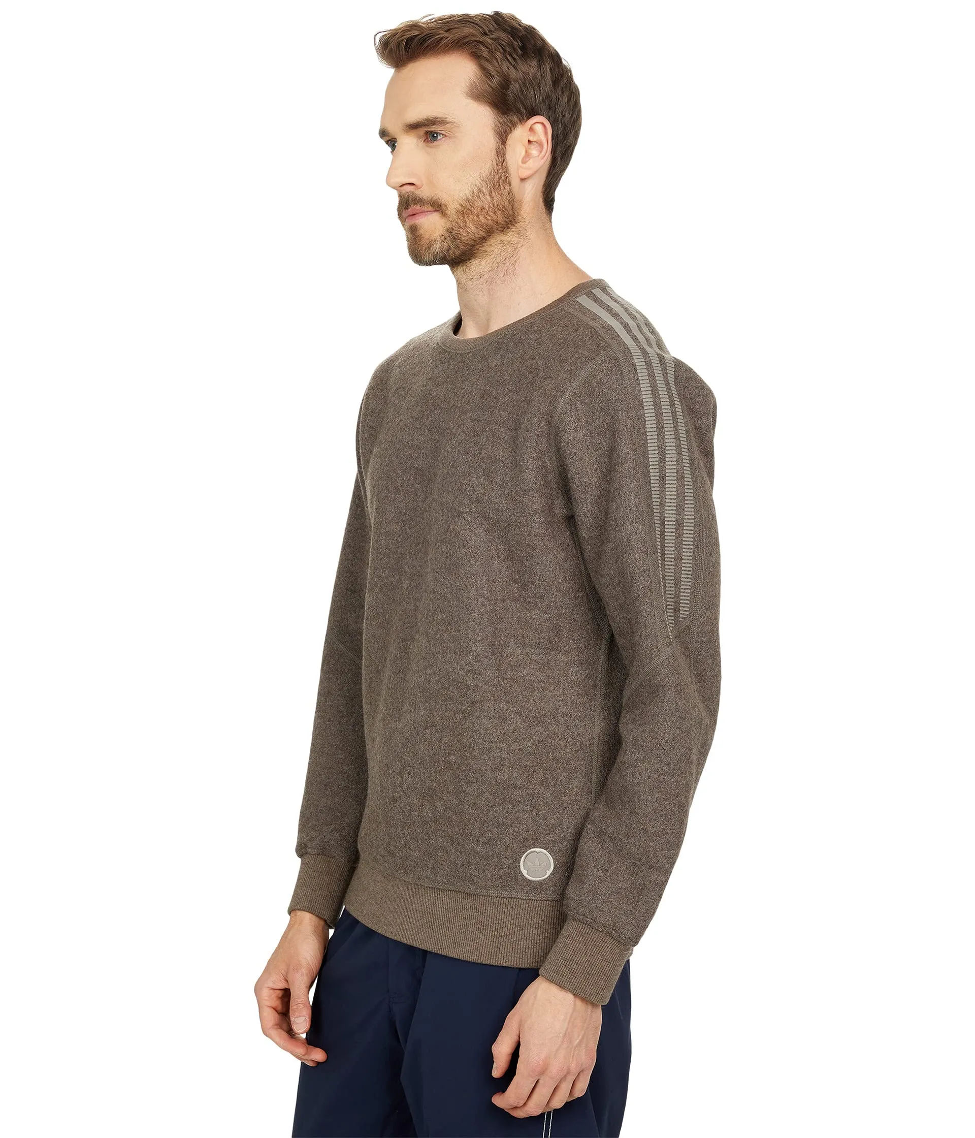 adidas Originals Hoodie, Adidas X Wings & Horns Bond Wool Long Sleeve Crew