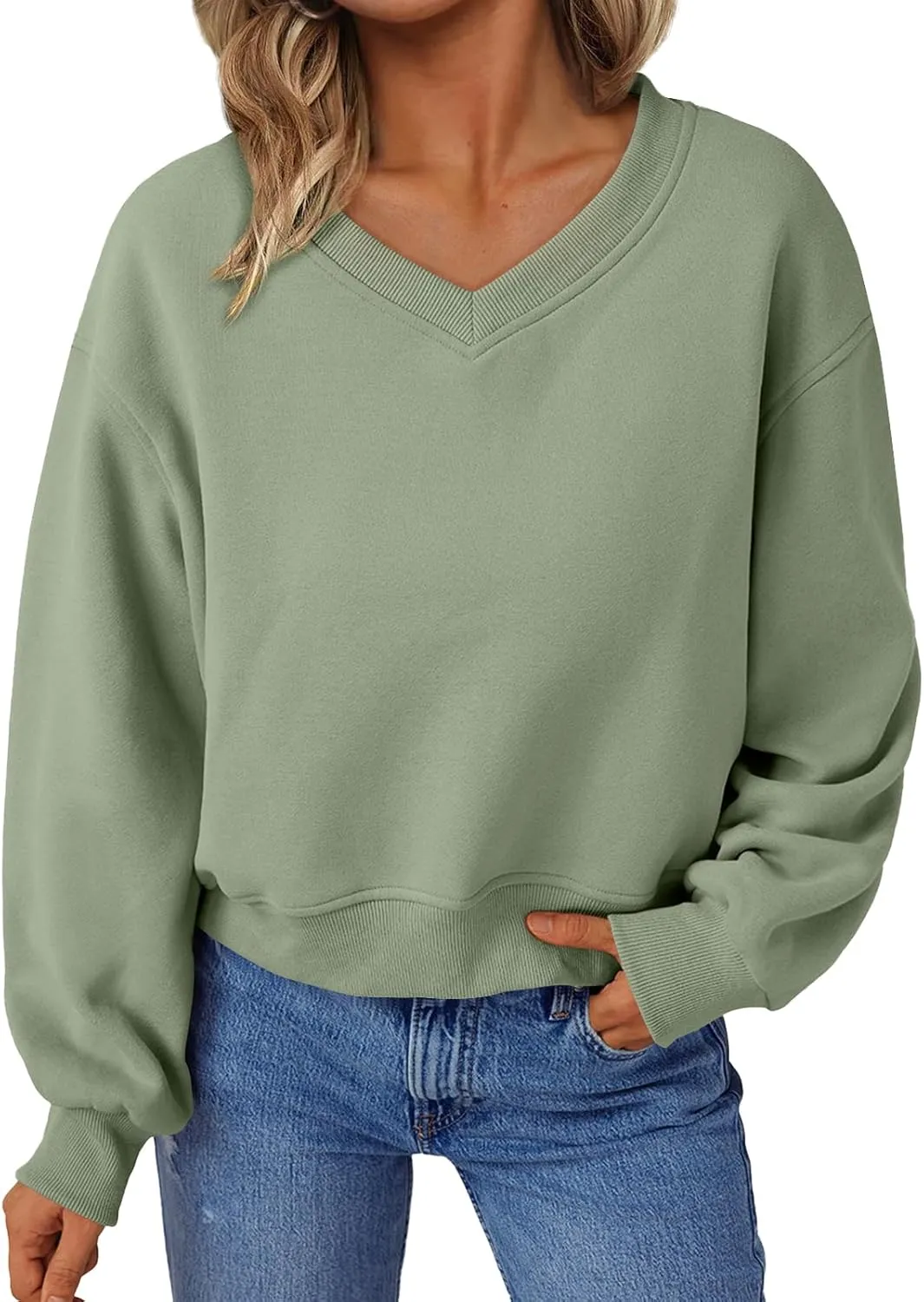 AUTOMET Womens Cropped Sweatshirts Pullover Fleece Crop Sweaters Fall Fashion Outfits Clothes 2025