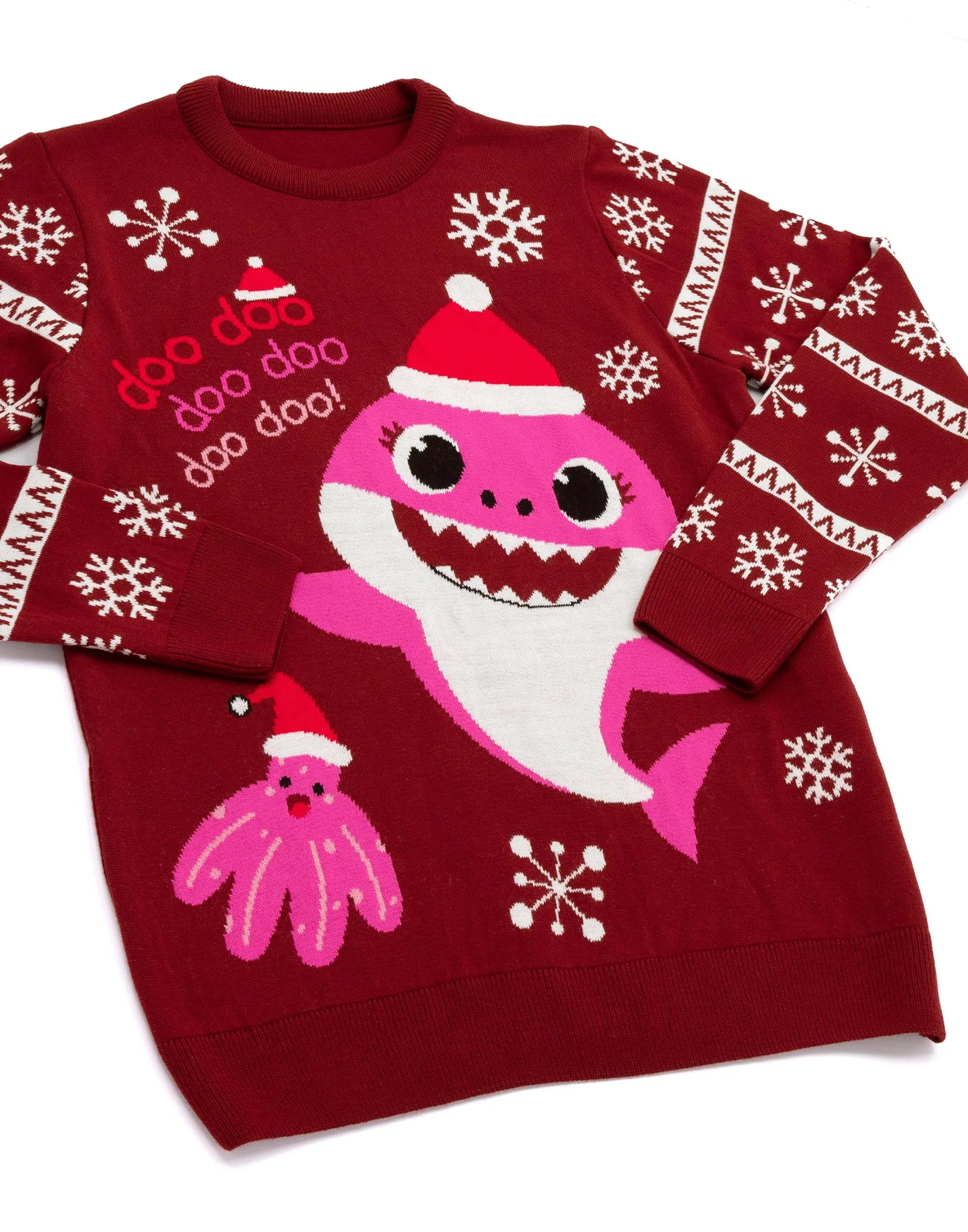 Baby Shark Mummy Shark Womens Matching Family Christmas Jumper
