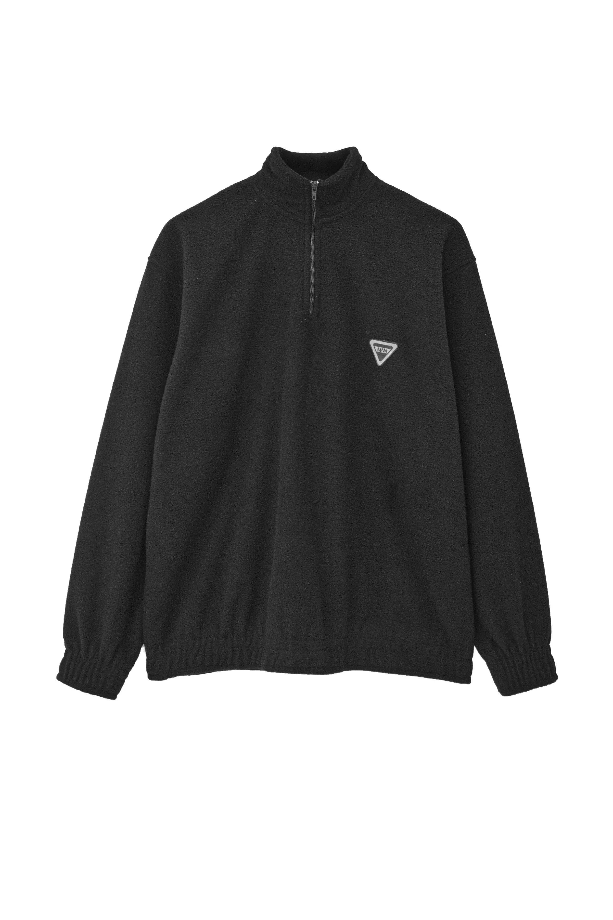 BHM Men's Polar Fleece Oversized Quarter Zipper Sweatshirt