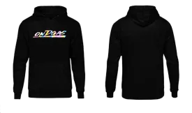 Black on Black Reflective Brush ONDGAS HOODIE
