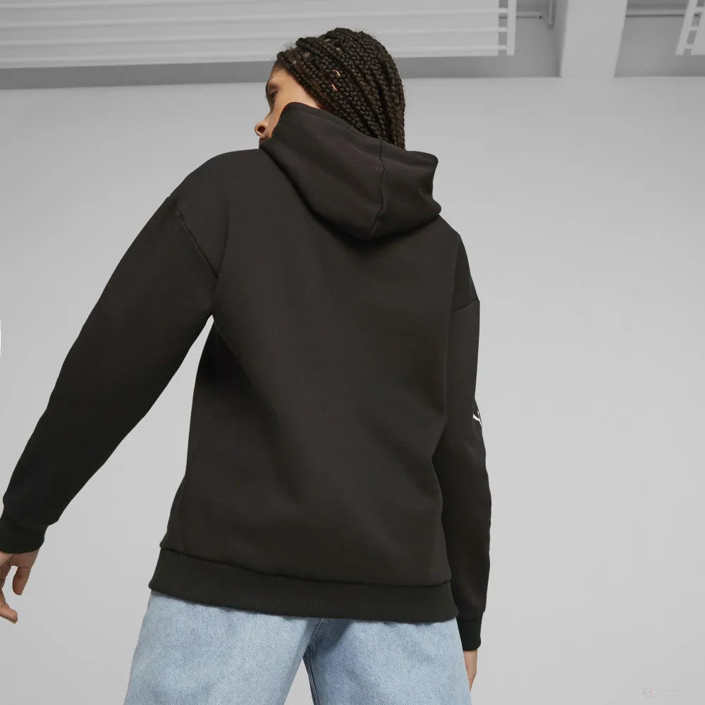 BMW MMS sweatshirt, hooded, Puma, ESS, women, fleece, black