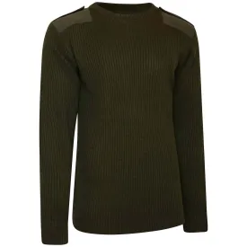 British Army Wool Commando Jumper Green - Grade 1