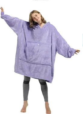 Catalonia Oversized Blanket Hoodie Sweatshirt, Fleece Pullover with Large Front Pocket, for Adults Men Women