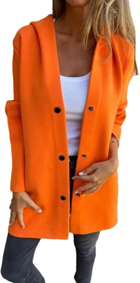 Cedar And Ash Jacket, 2025 Casual Single Breasted Hooded Jacket Spring, Oversized Womens Jackets Casual