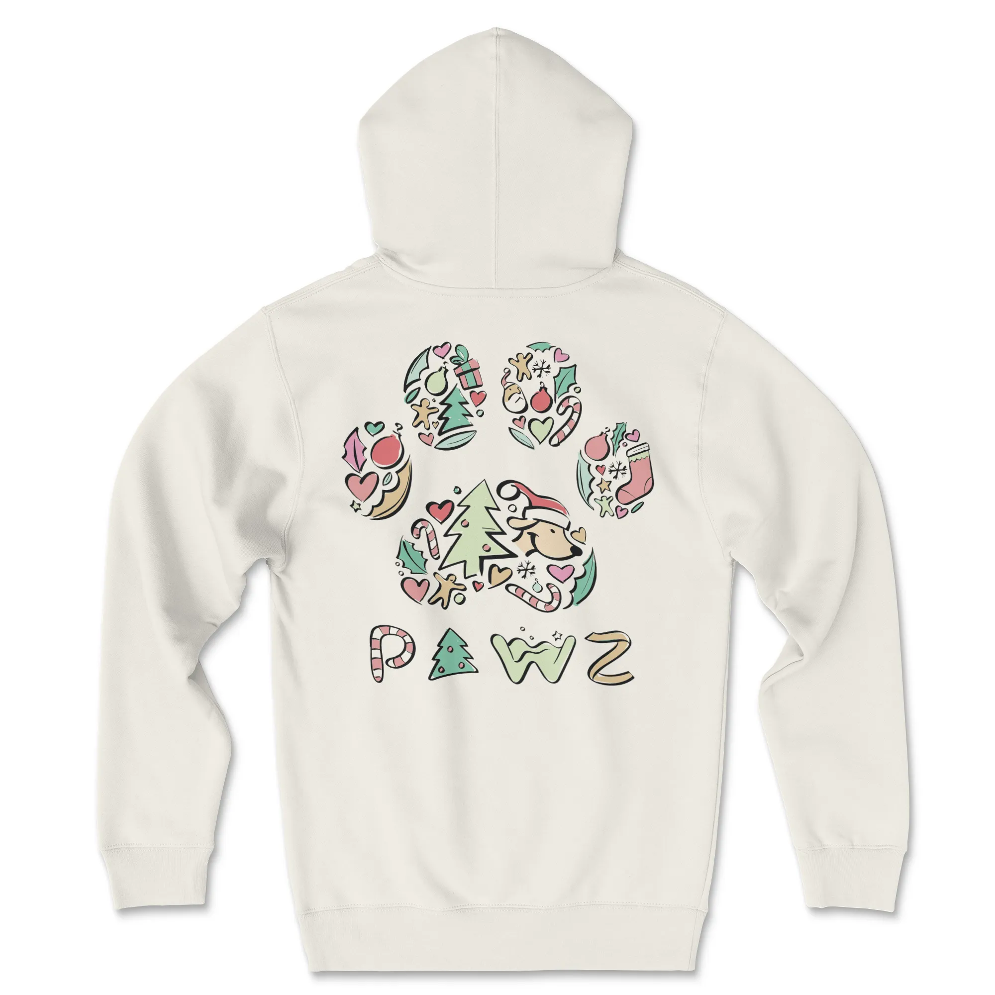 Christmas Spirit Paw (Adult Hoodie)