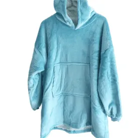 COZY HOODIE Ultra Plush Wearable Blanket Hoodie - Light Blue