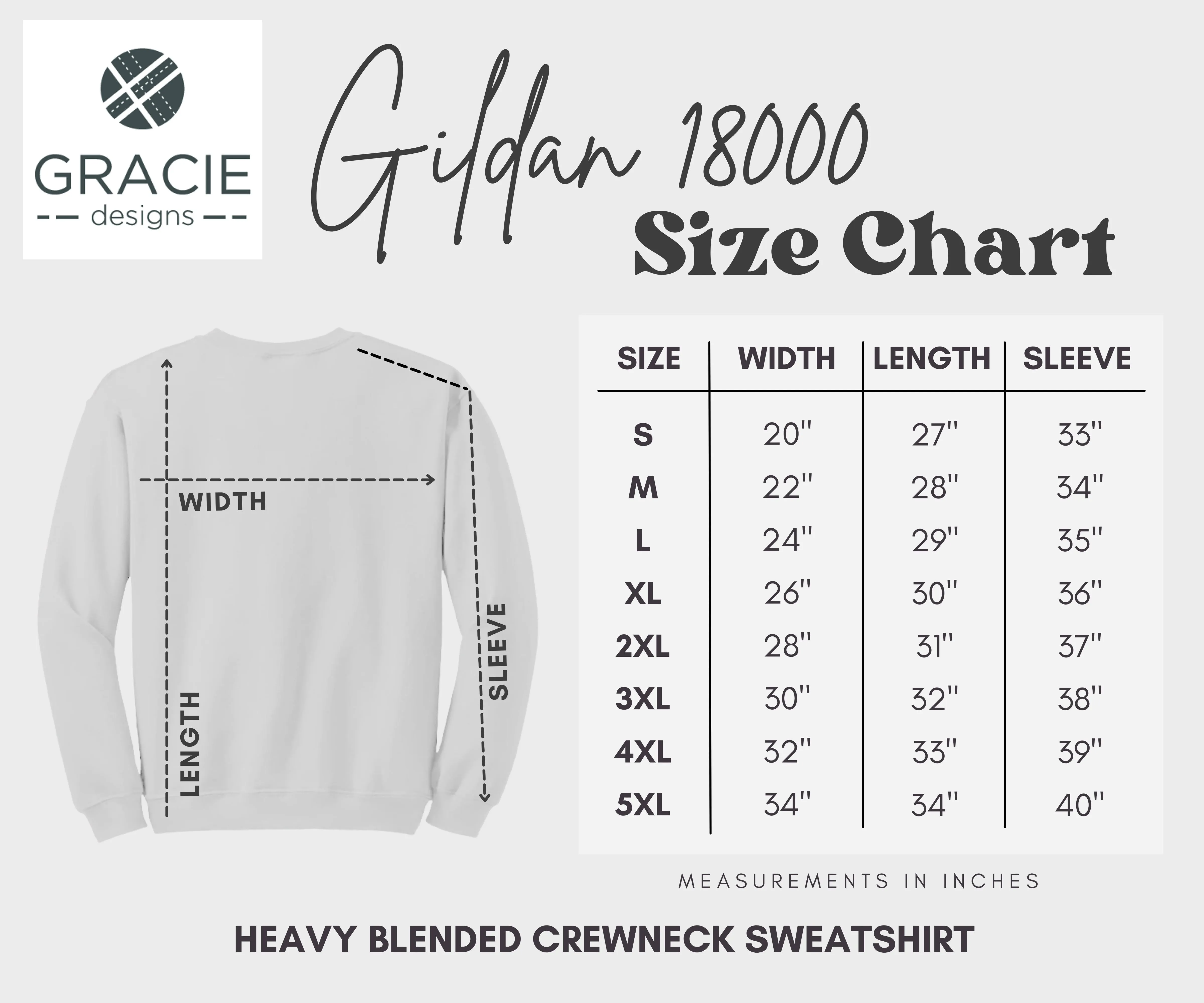 Dark Heather Gray Custom Embroidered Crewneck Sweatshirt - Personalized Chain Stitch