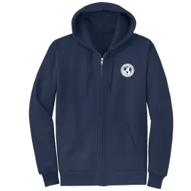 DLS Navy Zip Up Hoodie