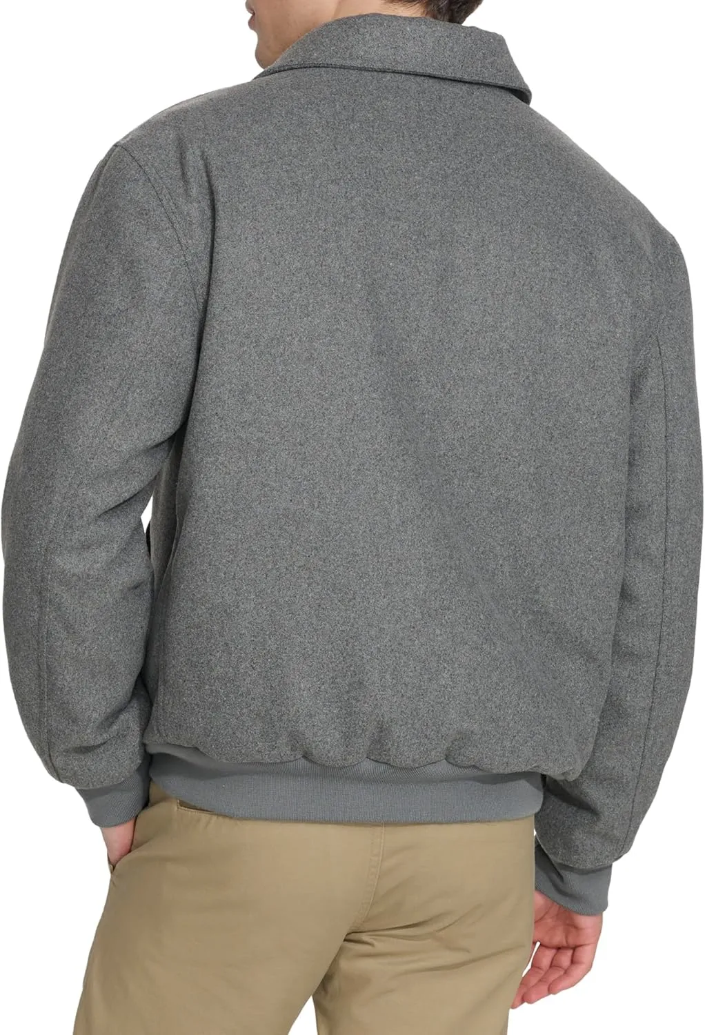 Dockers Men's Wool Blend Harrington Bomber