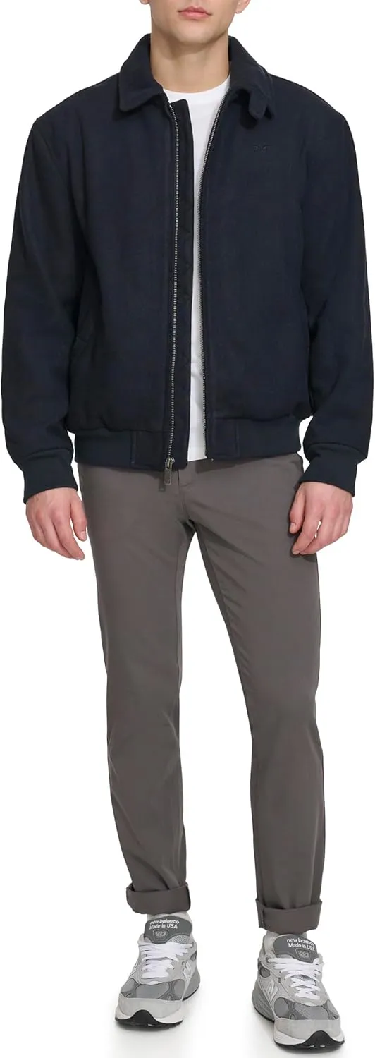 Dockers Men's Wool Blend Harrington Bomber