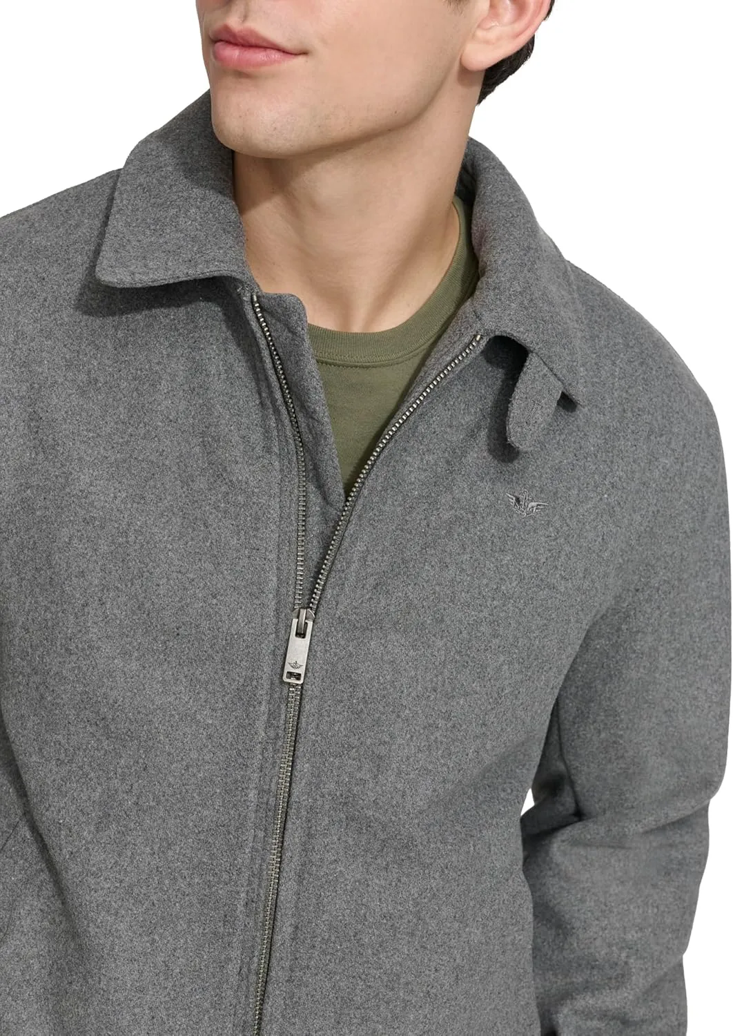 Dockers Men's Wool Blend Harrington Bomber