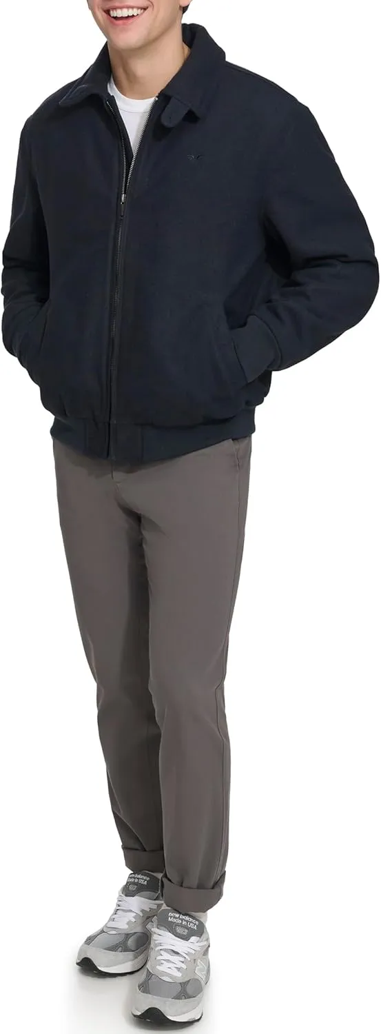 Dockers Men's Wool Blend Harrington Bomber