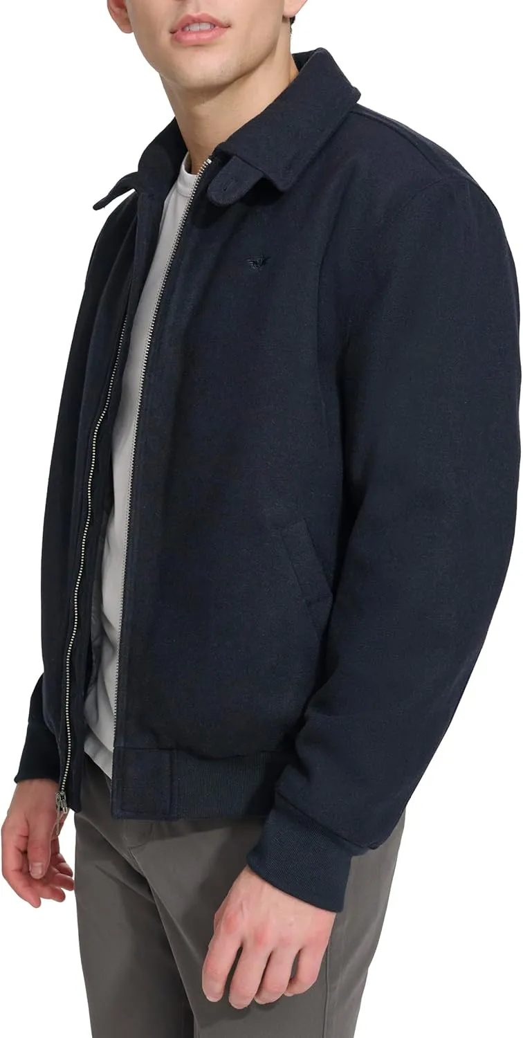 Dockers Men's Wool Blend Harrington Bomber