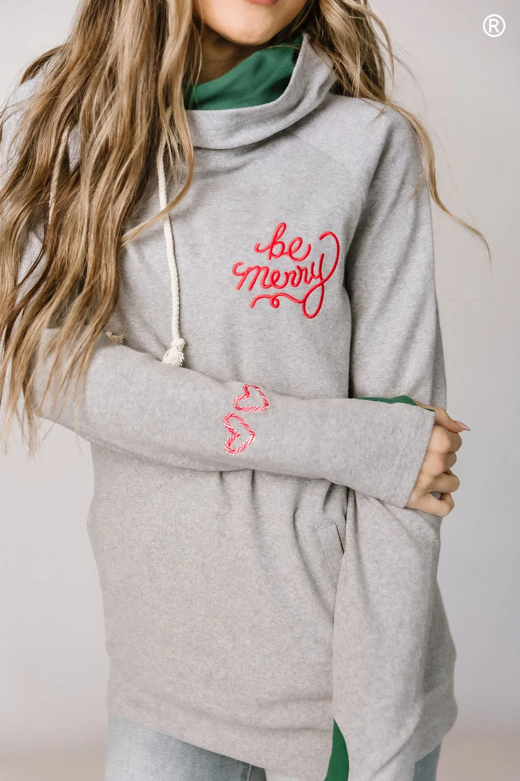 DoubleHood Sweatshirt (Be Merry)