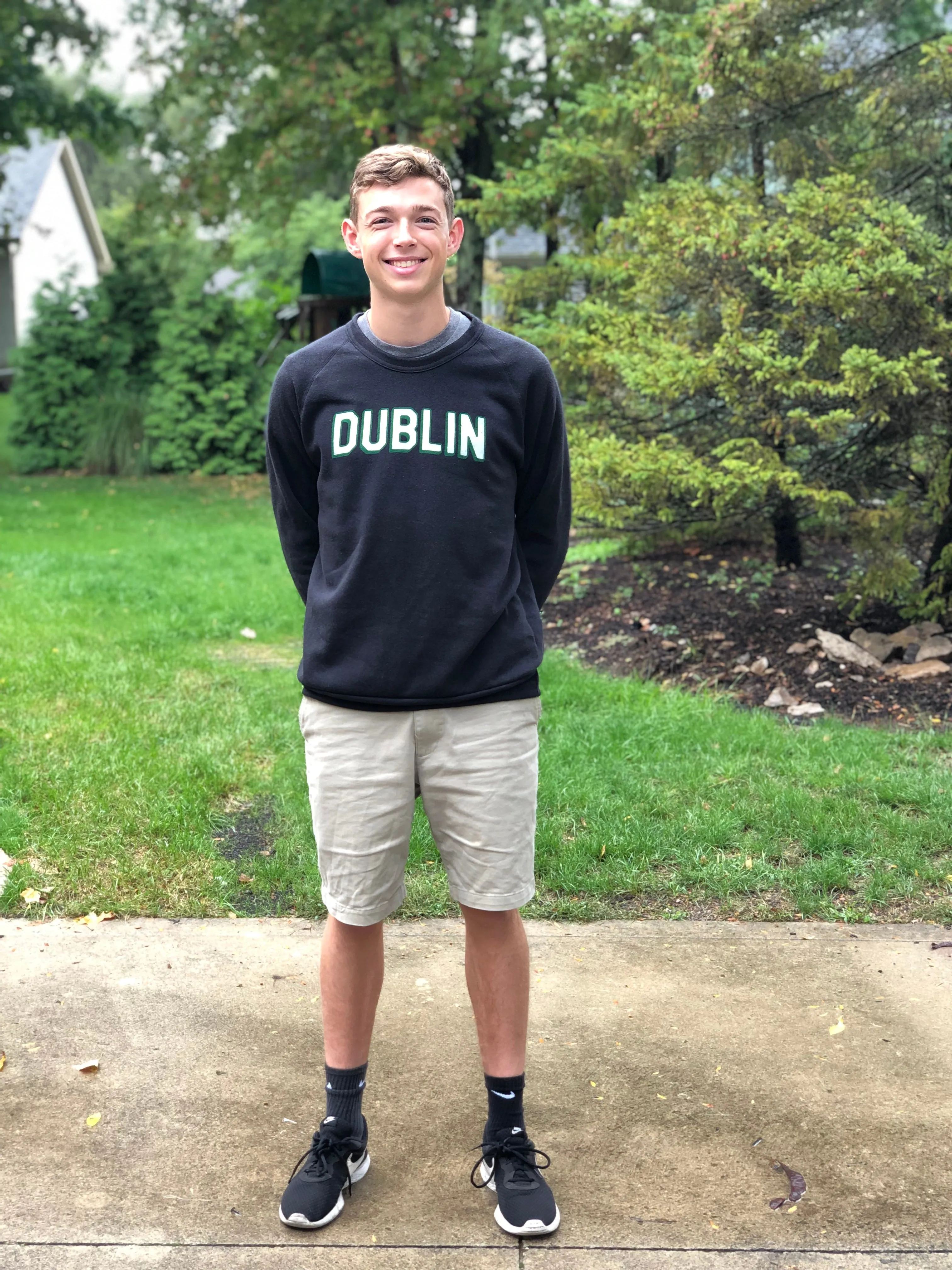 Dublin Block Black Crewneck Sweatshirt | ADULT