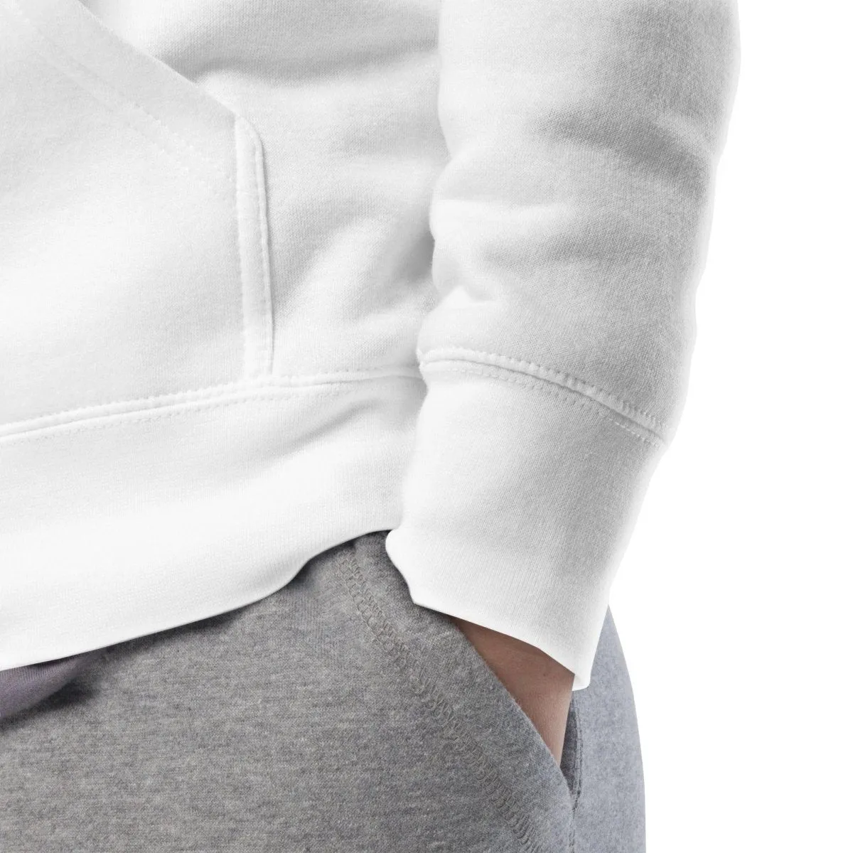 Embroidered Unisex Premium Hoodie Met Molentjes Lopen