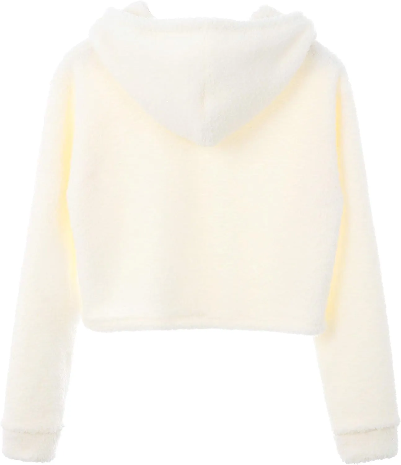 GIVON Women's Comfortable Casual Long Sleeve Crop-Top Pullover Sweatshirt Hoodie