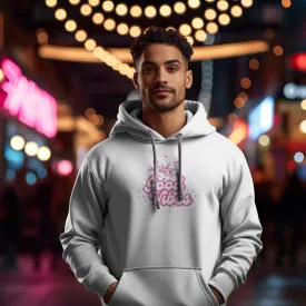 Good Vibes Three-Panel Fleece Hoodie  for Everyday Wear