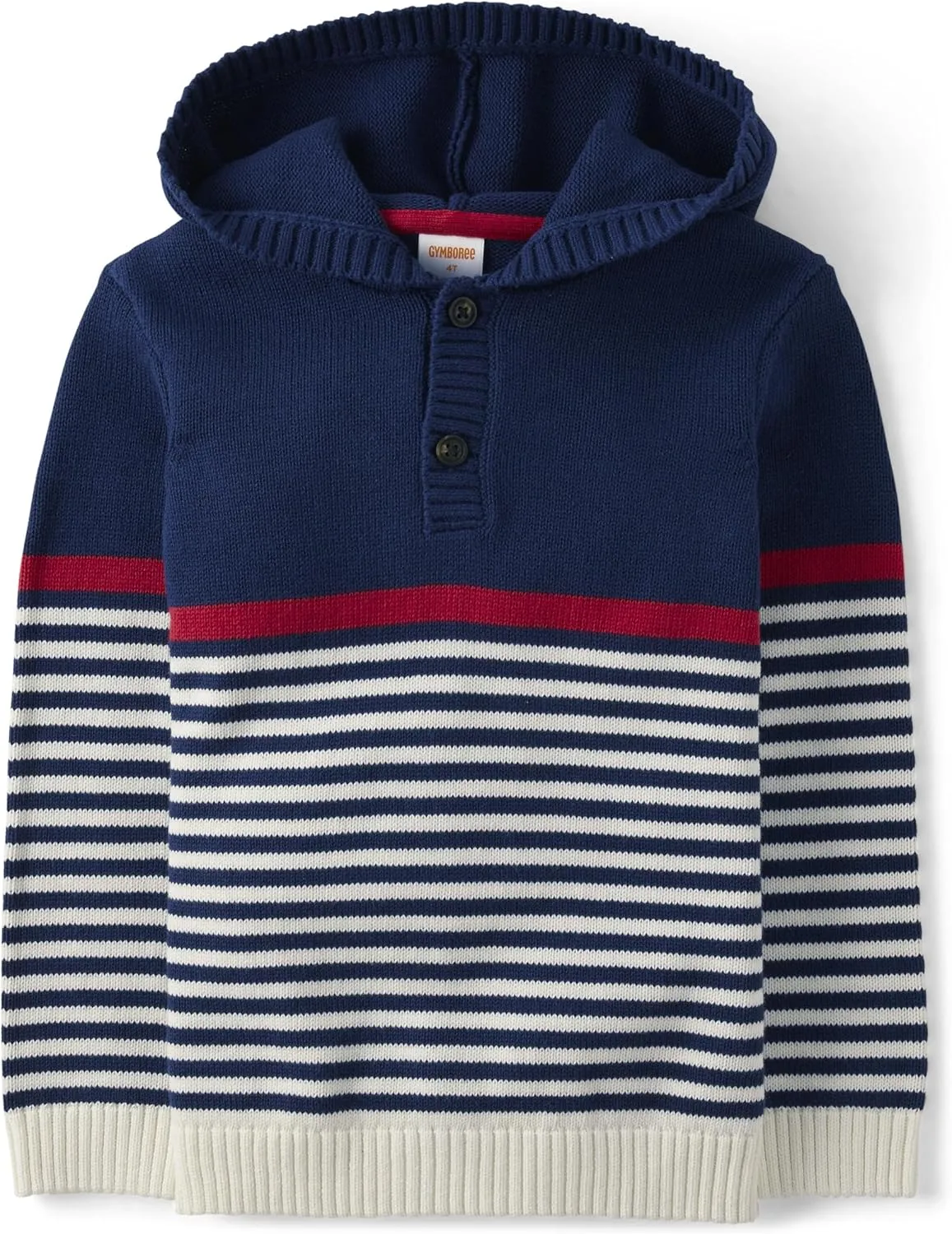 Gymboree Boys' and Toddler Long Sleeve Crew Neck Pullover Sweater