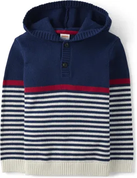 Gymboree Boys' and Toddler Long Sleeve Crew Neck Pullover Sweater
