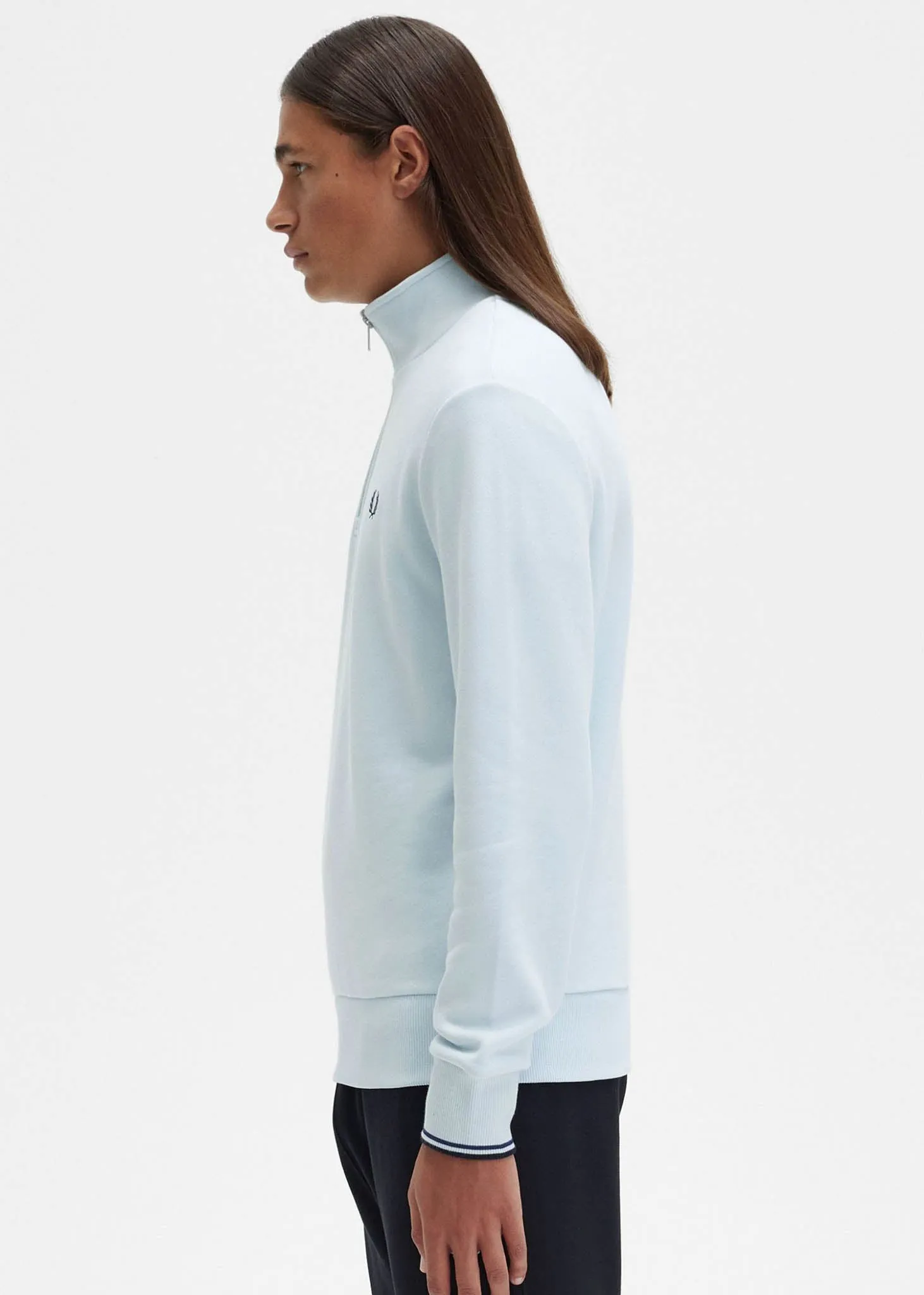 Half zip sweatshirt - light ice