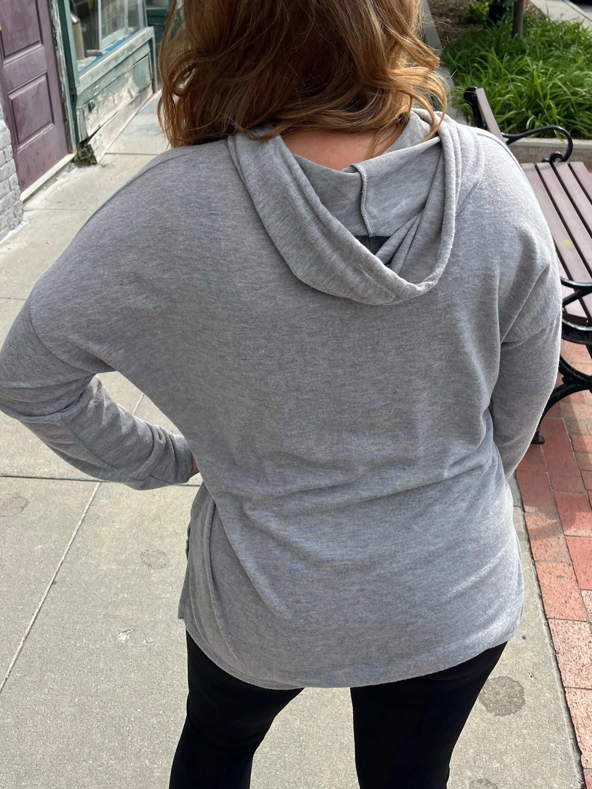 Heather Grey Hoodie