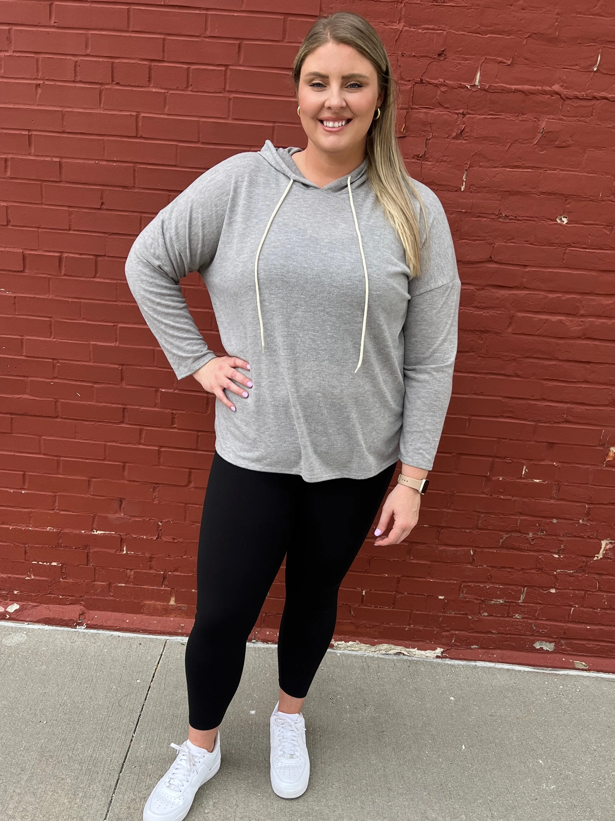 Heather Grey Hoodie
