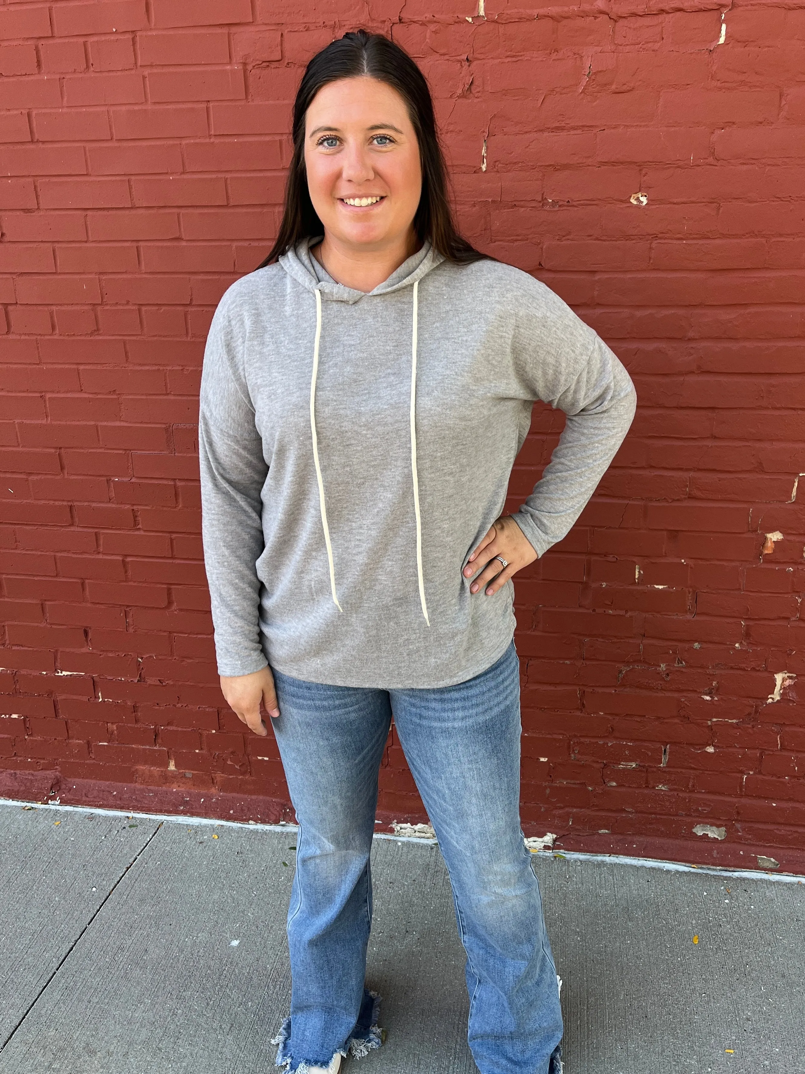 Heather Grey Hoodie