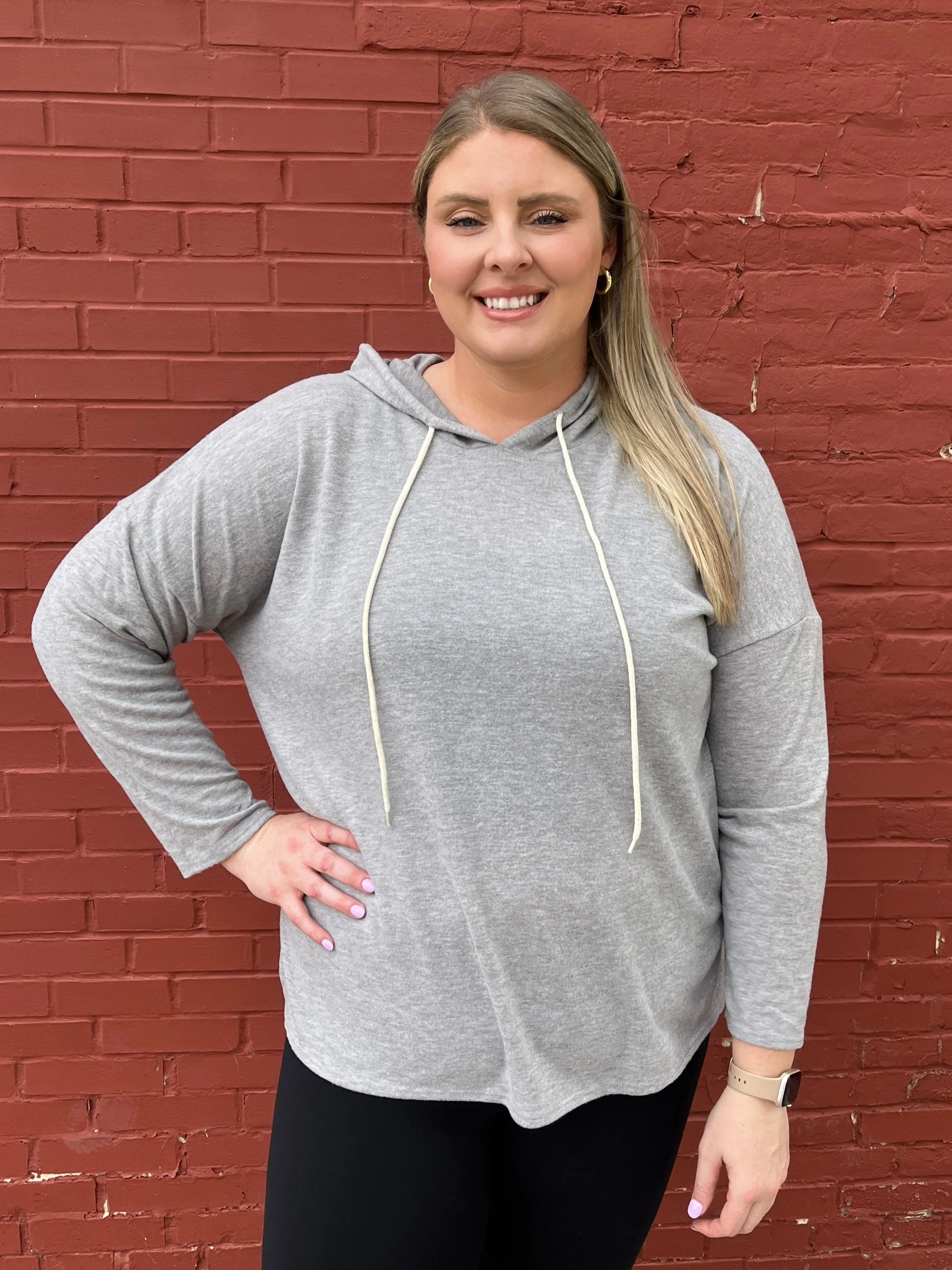 Heather Grey Hoodie