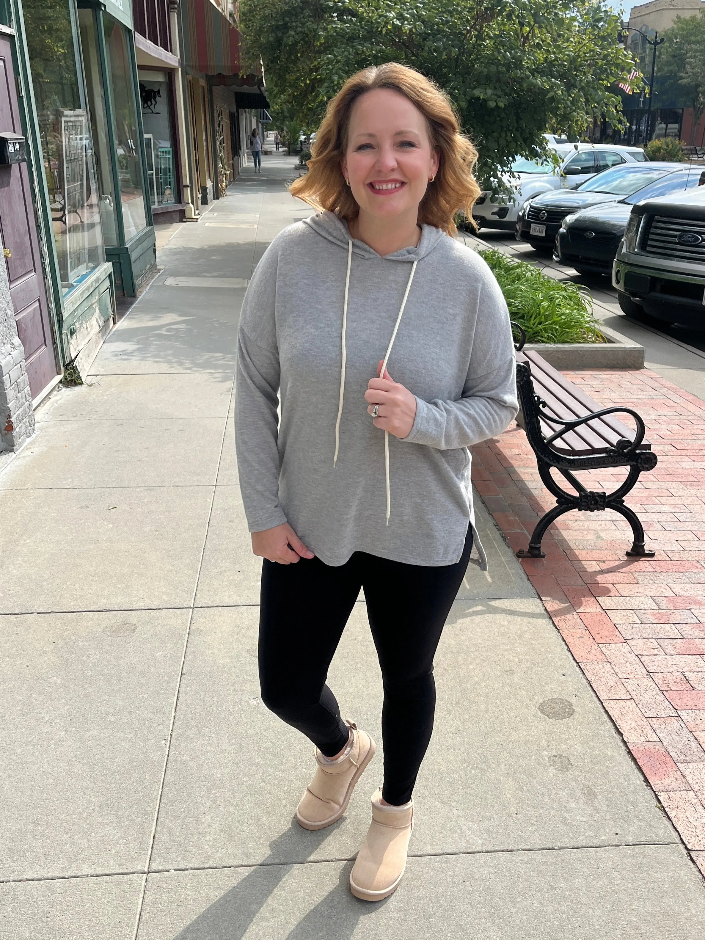 Heather Grey Hoodie