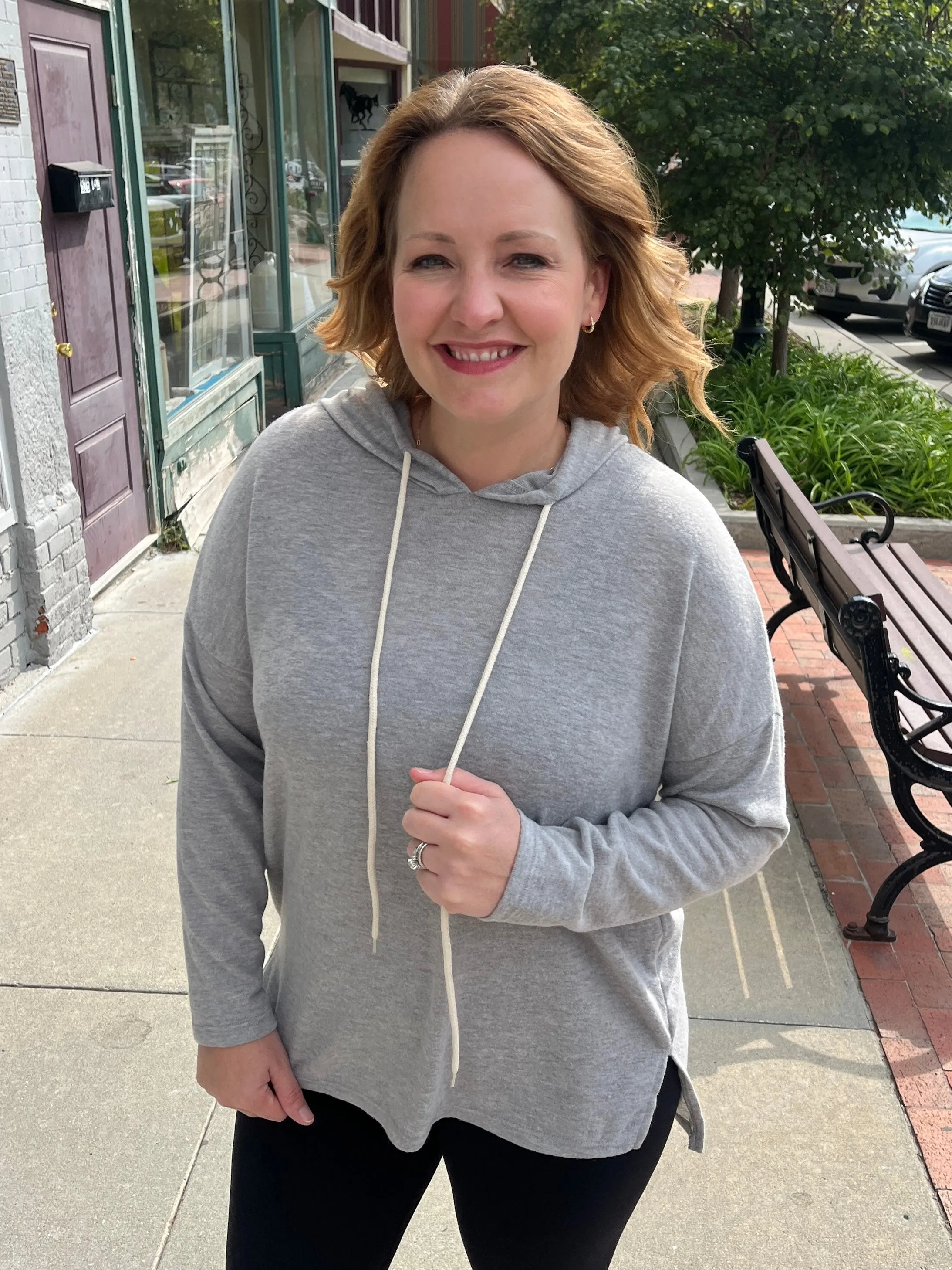 Heather Grey Hoodie