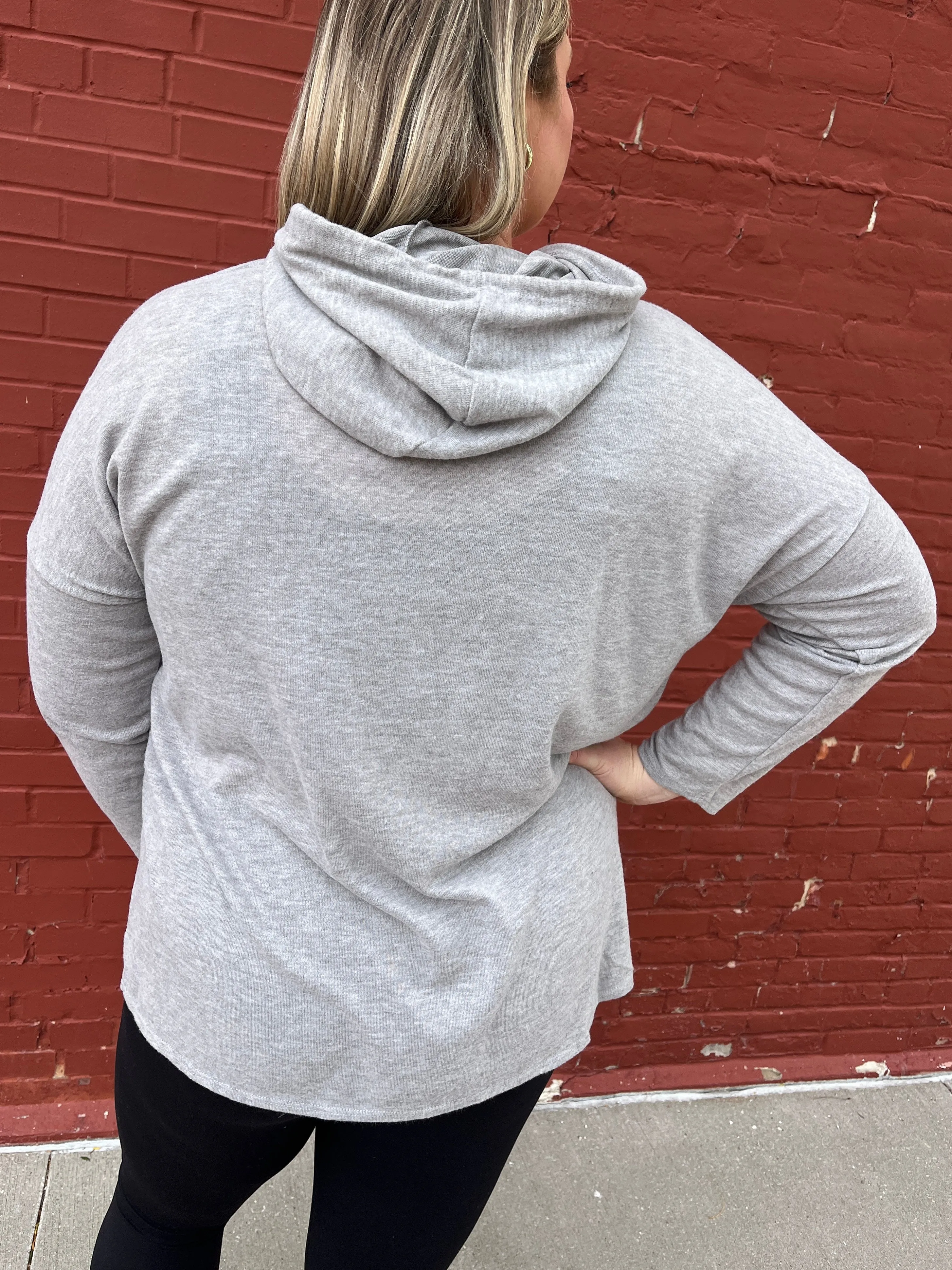 Heather Grey Hoodie