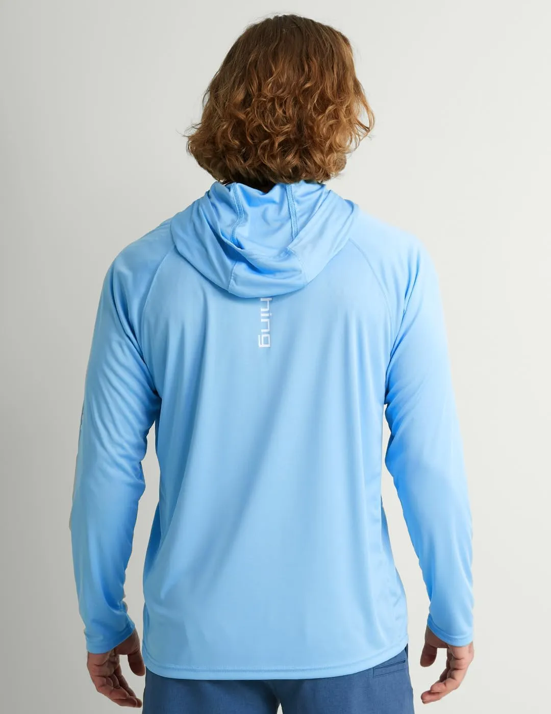 HUK Men's Pursuit Vented Long Sleeve Hoodie, Fishing Shirt with Hood