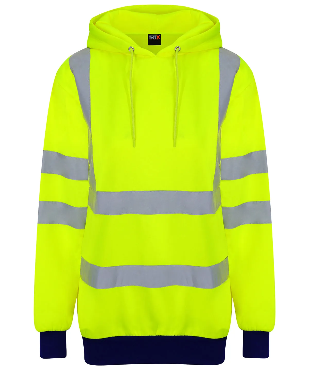 HV Yellow/Navy - High visibility hoodie