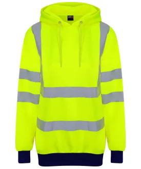 HV Yellow/Navy - High visibility hoodie