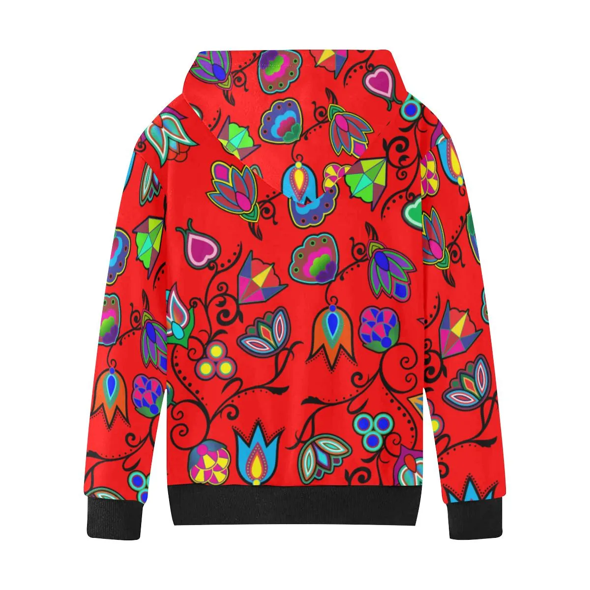 Indigenous Paisley Dahlia Kids' Hoodie