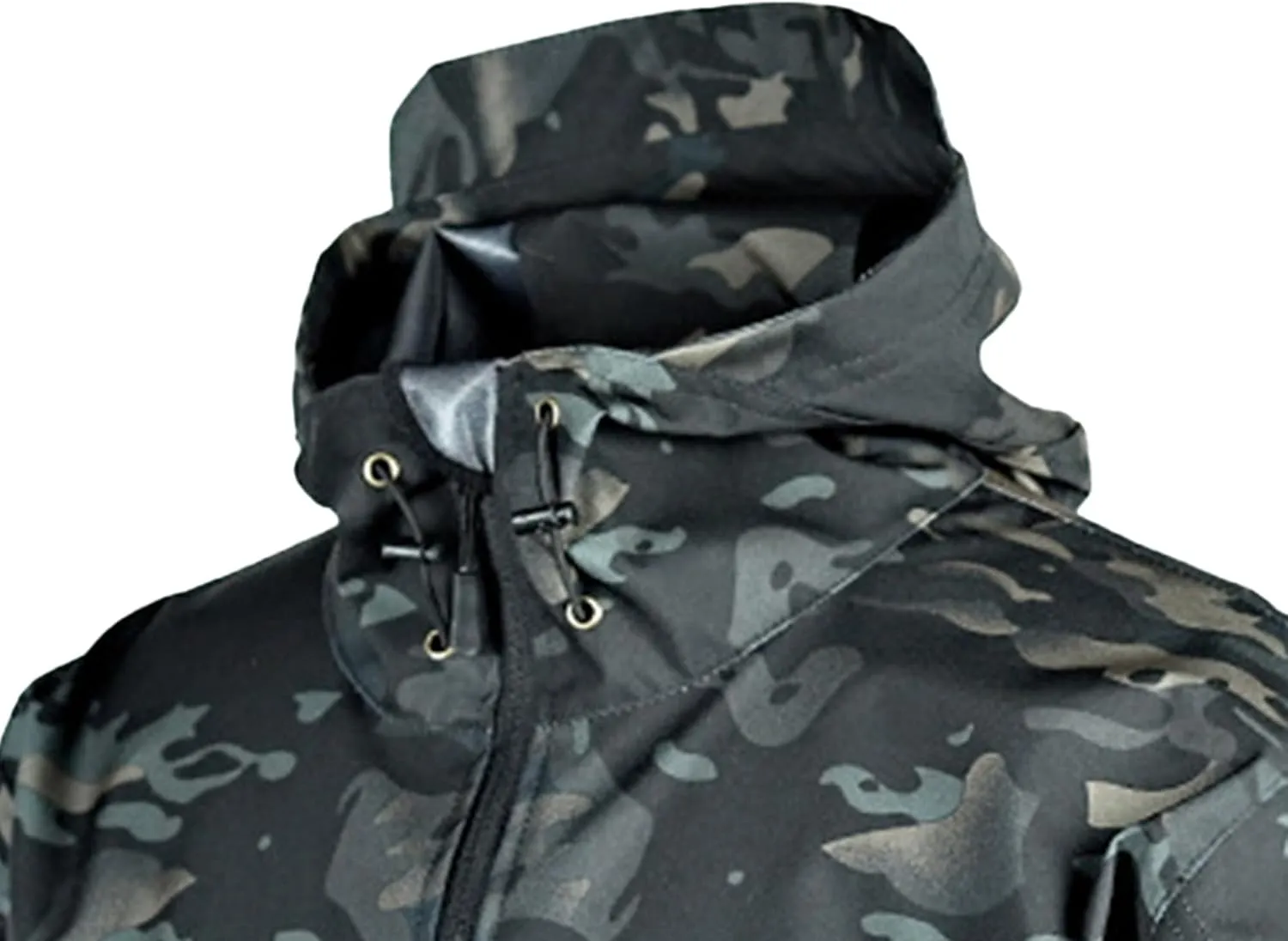 JEShifangjiusu Men'S Military Tactical Jackets Softshell Winter Warm Fleece Hooded Coat Casual Outdoor Hiking Hunting Jacket