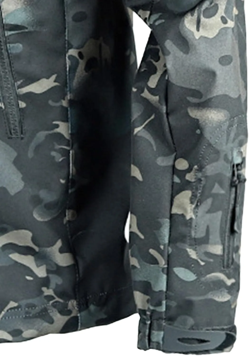 JEShifangjiusu Men'S Military Tactical Jackets Softshell Winter Warm Fleece Hooded Coat Casual Outdoor Hiking Hunting Jacket