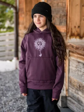 Kids Riding Fleece Pullover - Blackberry