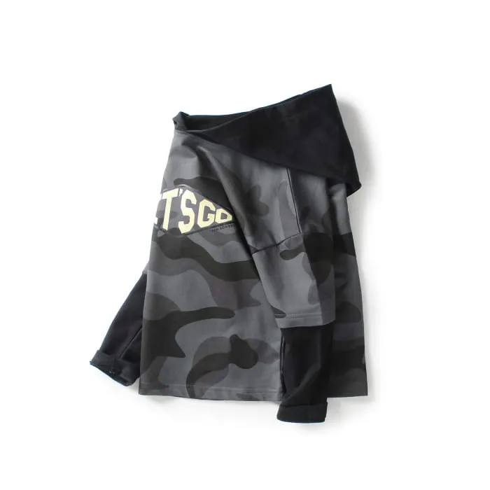 Let's Go Hoodie Camo Sweatshirt