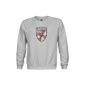 Loudoun United FC Color Badge Youth Crewneck Sweatshirt - Grey