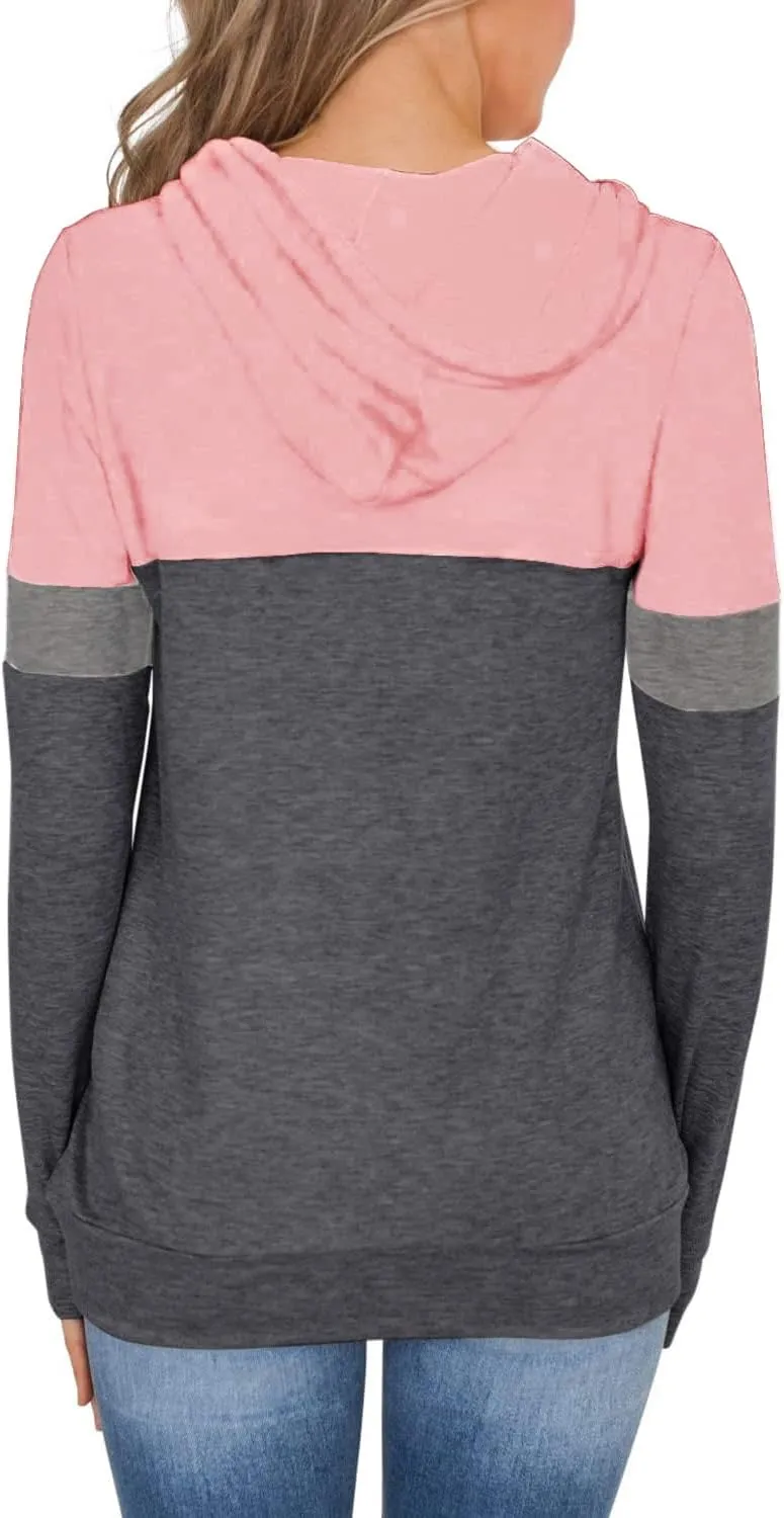 Lylinan Womens Tops Long Sleeve Hoodies Fall Clothes Fashion Sweatshirts Trendy Casual Shirts Tunics