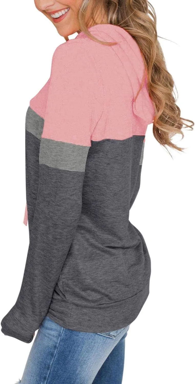 Lylinan Womens Tops Long Sleeve Hoodies Fall Clothes Fashion Sweatshirts Trendy Casual Shirts Tunics