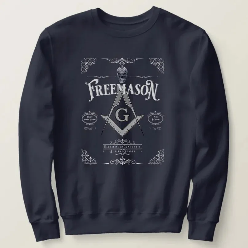 Master Mason Blue Lodge Hoodie - Square & Compasse 100% Cotton
