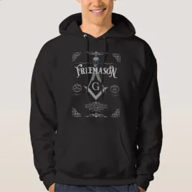 Master Mason Blue Lodge Hoodie - Square & Compasse 100% Cotton