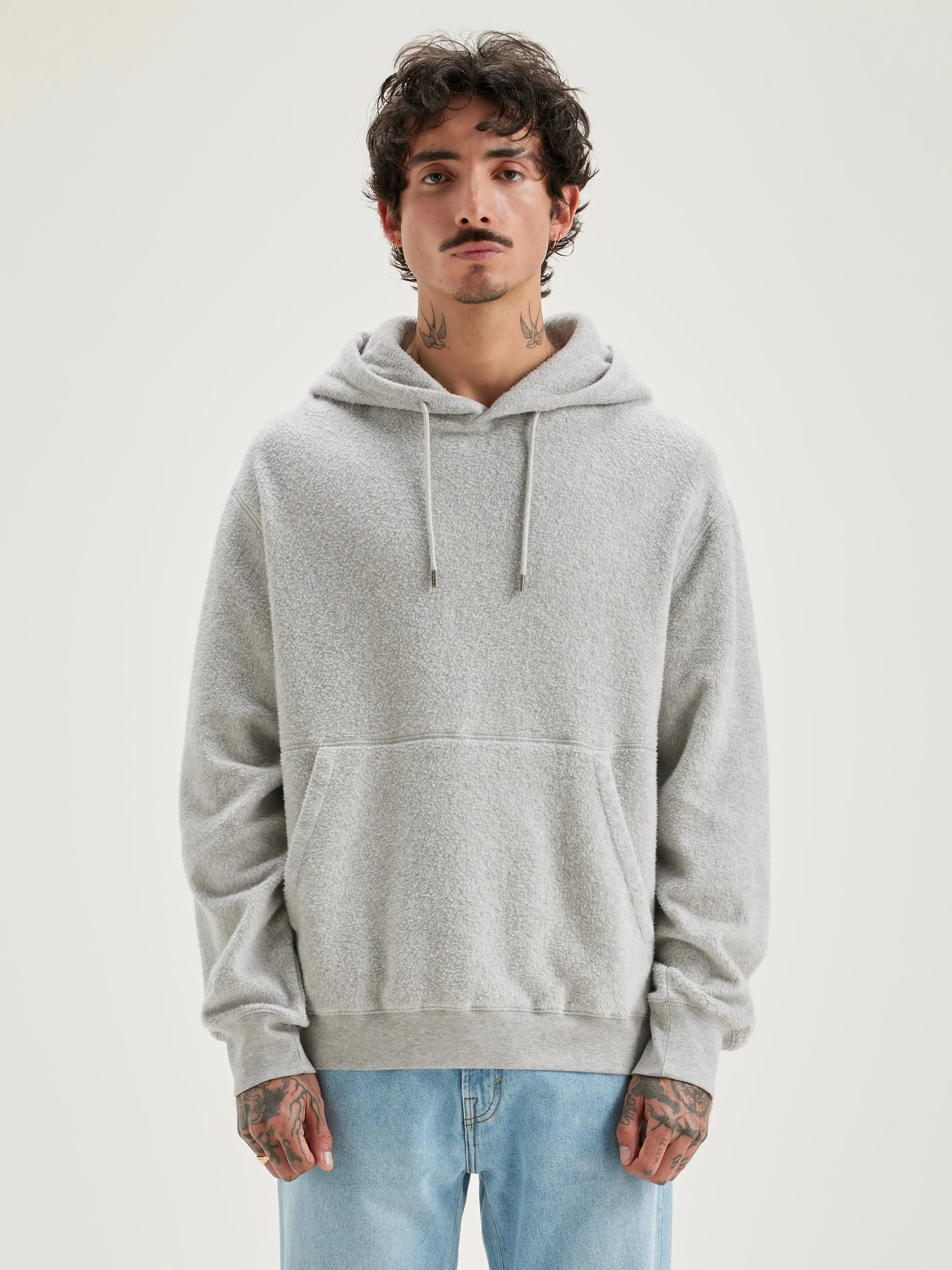 Mattis relaxed hoodie (242 / M / H. GREY)