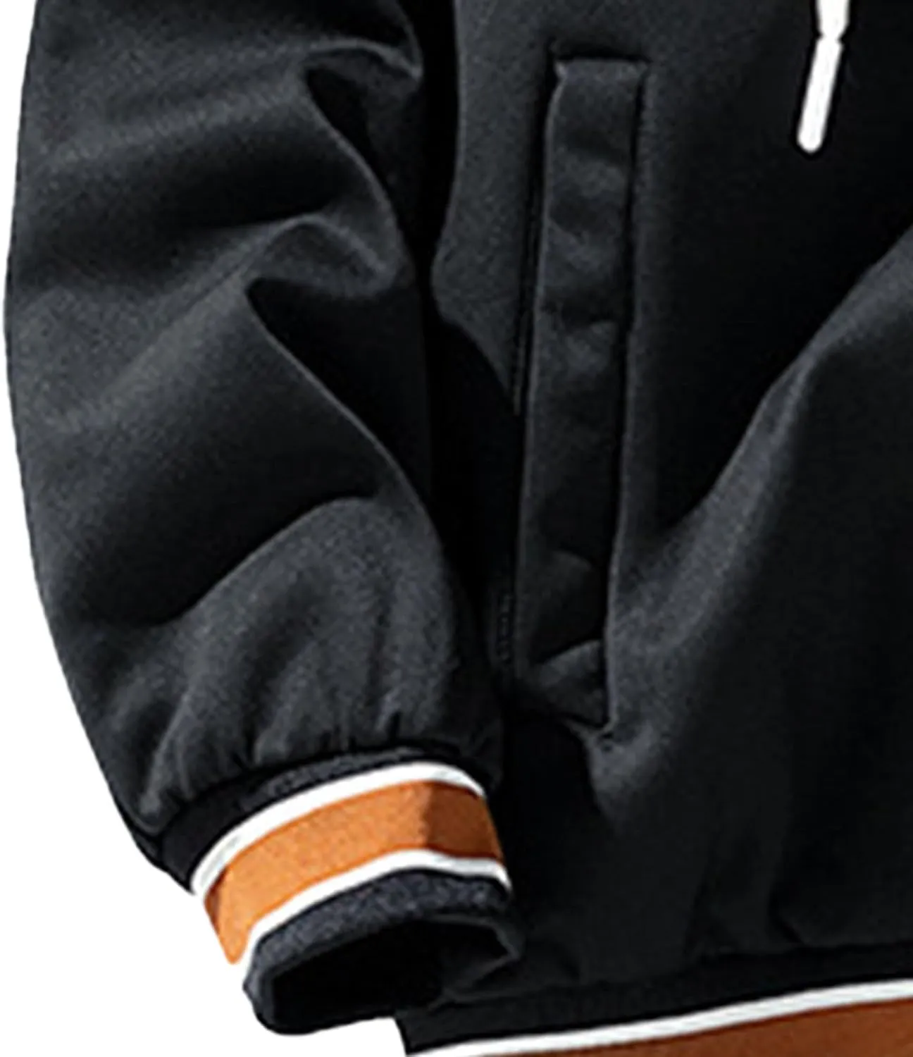 Men's Casual Varsity Jacket Hooded Vintage Lightweight Bomber Jackets Baseball Flight Hood Coat Windbreaker