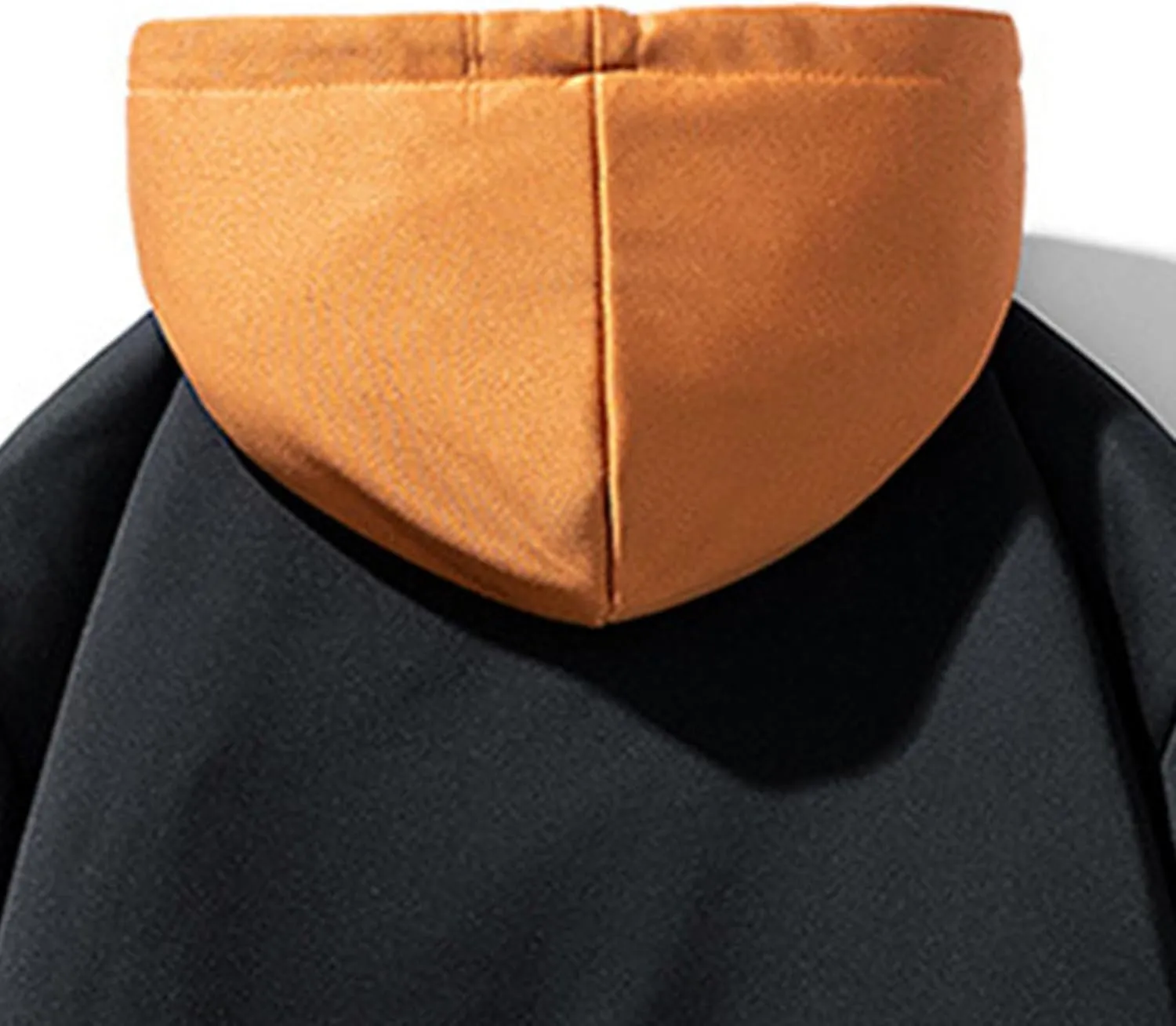 Men's Casual Varsity Jacket Hooded Vintage Lightweight Bomber Jackets Baseball Flight Hood Coat Windbreaker
